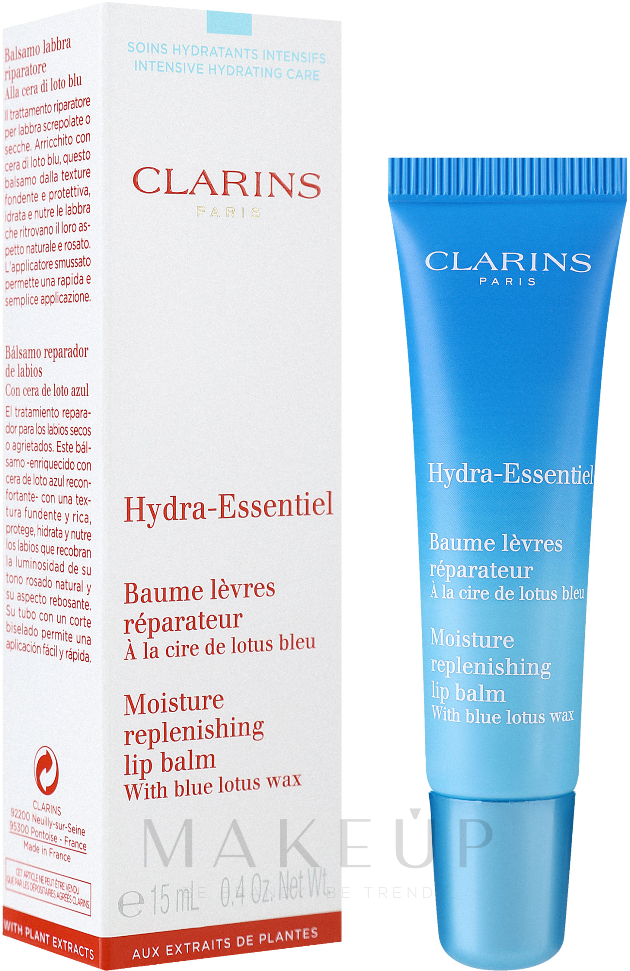Feuchtigkeitsspendender und pflegender Lippenbalsam - Clarins Hydra-Essentiel Moisture Replenishing Lip Balm — Bild 15 ml