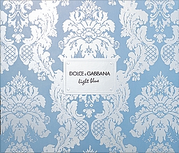 Düfte, Parfümerie und Kosmetik Dolce&Gabbana Light Blue - Duftset (Eau de Toilette 50ml + Körperlotion 50ml + Duschgel 50ml)