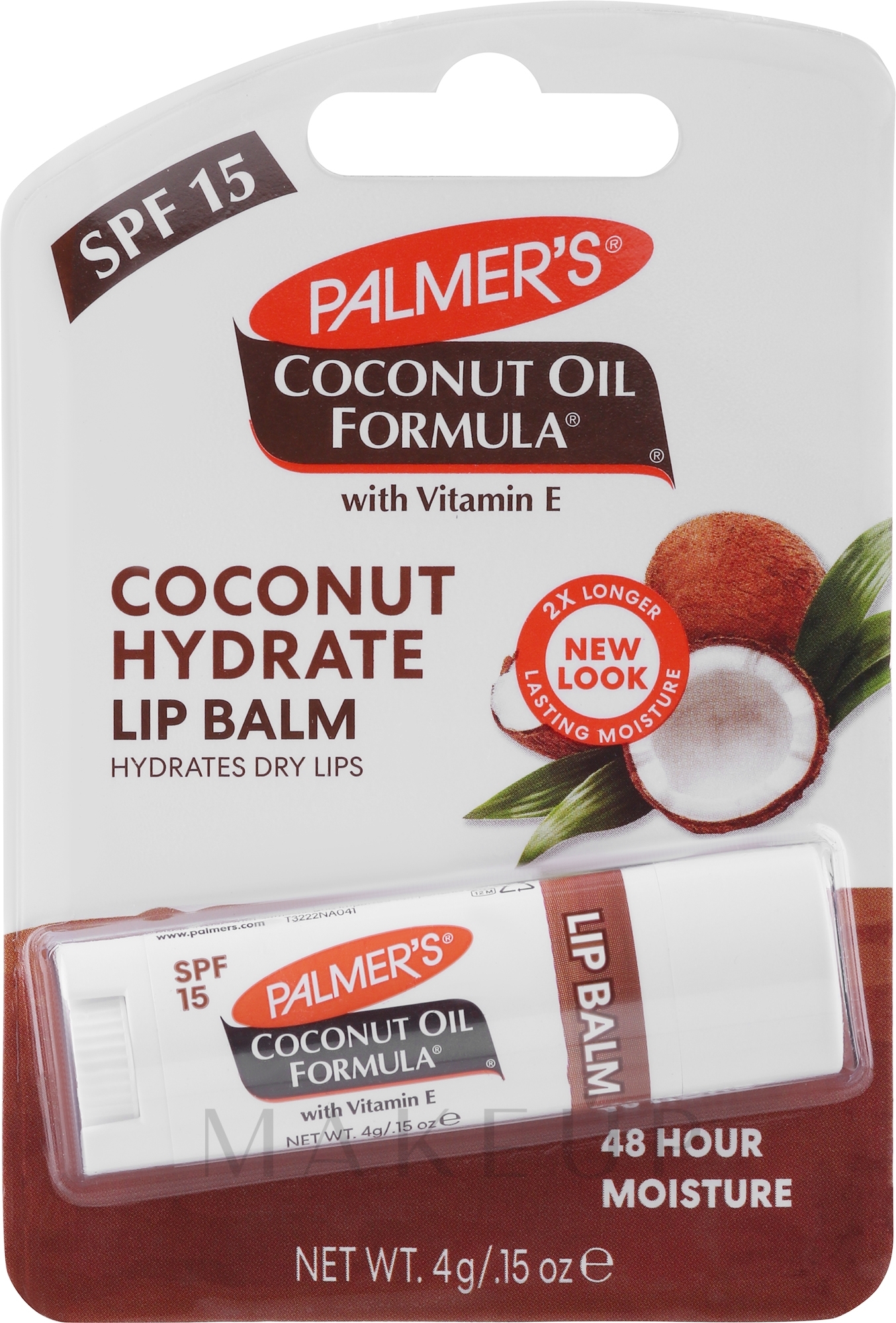 Lippenbalsam mit Kokosnussöl - Palmer's Coconut Oil Formula Lip Balm — Bild 4 g