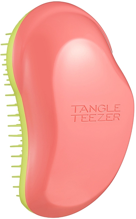 Haarbürste - Tangle Teezer The Original Salmon Pink Hyper Yellow  — Bild N1