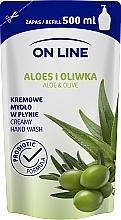 Düfte, Parfümerie und Kosmetik Flüssigseife "Aloe und Olive" (Nachfüller) - On Line Aloe & Olive Liquid Soap (Nachfüller)