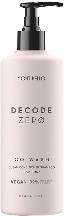 Haarshampoo - Montibello Decode Zero Co-Wash Clean Conditioner Shampoo — Bild N1