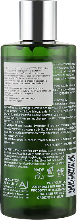 Shampoo für gefärbtes und strapaziertes Haar - Alan Jey Green Natural Shampoo Protettivo — Bild N2