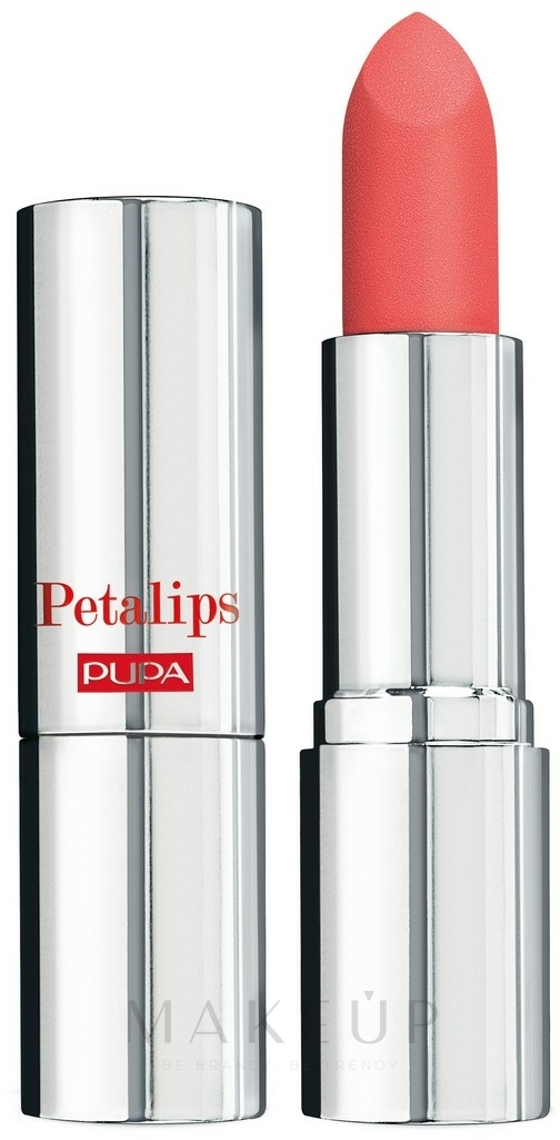 Mattierender Lippenstift - Pupa Petalips Soft Matte Lipstick — Bild 013 - Lovely Hibiscus