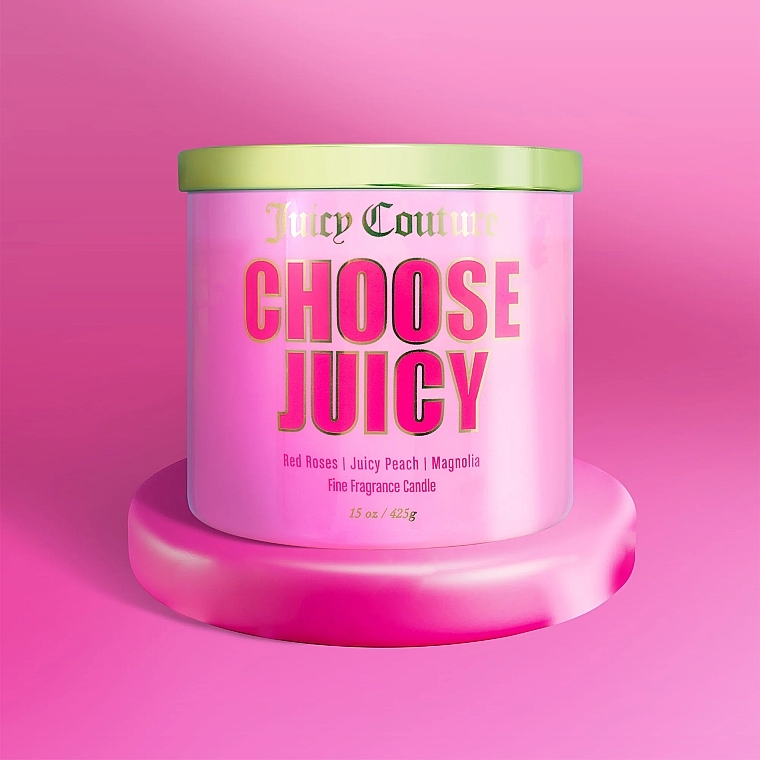 Duftkerze - Juicy Couture Choose Juicy Fine Fragrance Candle — Bild N3