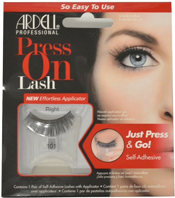 Künstliche Wimpern - Ardell Press On Lashes 101 Black — Bild N1