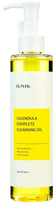 Reinigungsöl für das Gesicht mit Ringelblume - IUNIK Calendula Complete Cleansing Oil