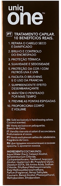 Spraymaske für trockenes und geschädigtes Haar mit Kokosduft - Revlon Professional Uniq One All in One Coconut Hair Treatment — Bild N5