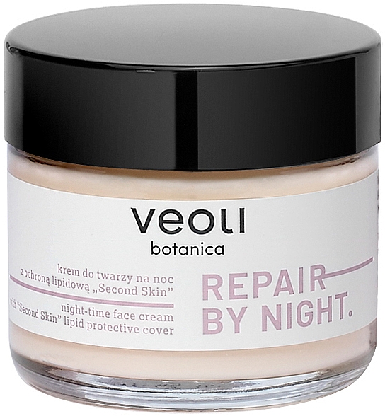 Regenerierende Nachtcreme mit Lipidschutz - Veoli Botanica Face Cream Lipid Protection Repair By Night — Bild N3