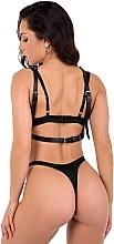 BDSM-Riemen aus Öko-Leder Good Girl schwarz - MAKEUP Women’s PU Leather Harness (1 St.)  — Bild N2