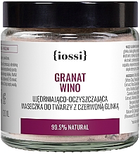 Düfte, Parfümerie und Kosmetik Gesichtsmaske mit Granatapfel und Wein - Iossi Face Mask