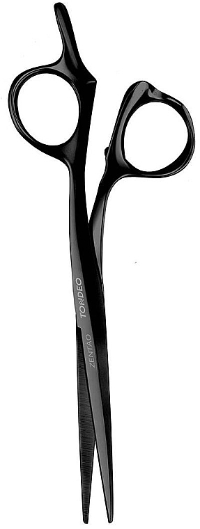 Friseurschere gerade - Tondeo Zentao Premium Line Black Offset 5.5" Conblade — Bild N1